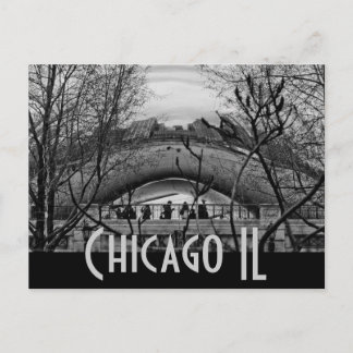 chicago - the bean postcard