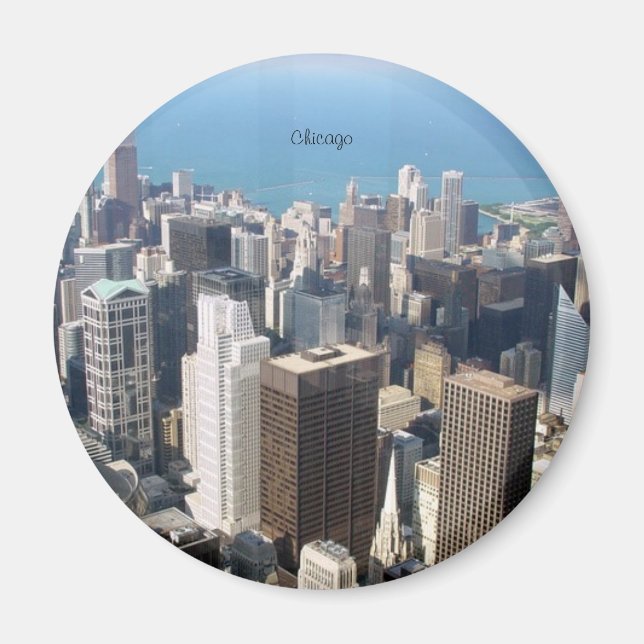 Chicago, The Windy City Magnet (Front)