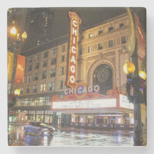 Chicago Theatre Stone Coaster