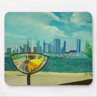 Chicago through cateyes mouse pad