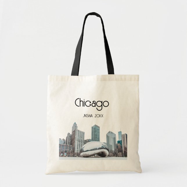 Chicago Tote Bag Corporate Event Welcome Bag  (Front)