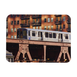 Chicago Train at Riverbend Magnet