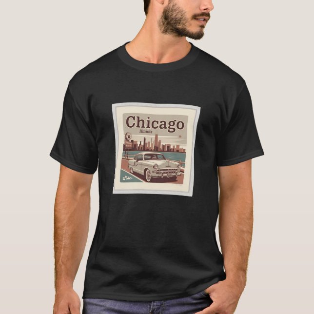 Chicago Travel Keepsake T-Shirt (Front)