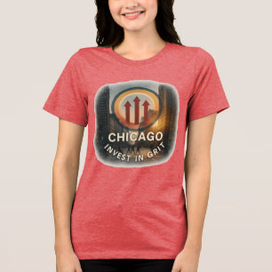 Chicago Tri-blend Tee   Featherlight Urban Grace