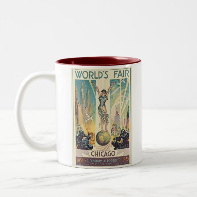 CHICAGO Two-Tone COFFEE MUG (Left)