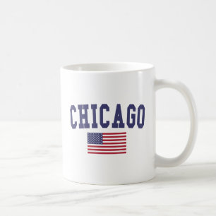 Chicago US Flag Coffee Mug