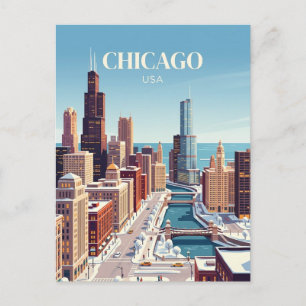 Chicago, USA Postcard