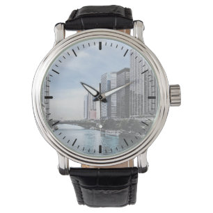Chicago - View From Michigan Avenue Bridge Watch