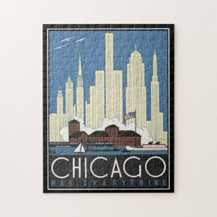 Chicago Vintage jigsaw Puzzle