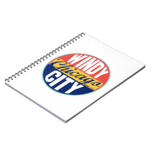 Chicago Vintage Label Notebook