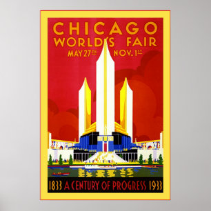 Chicago ~ Vintage Travel Poster