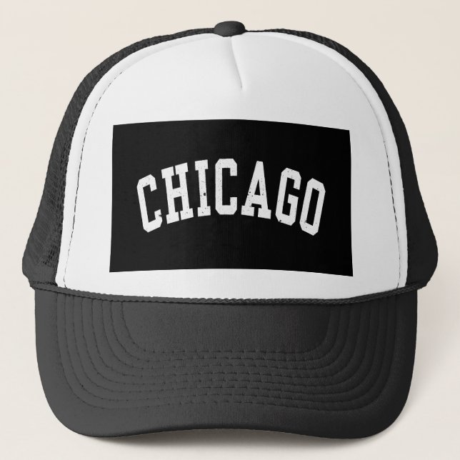 Chicago Vintage Trucker Hat (Front)