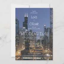Chicago Wedding Invitation