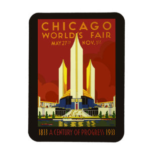 Chicago-Weltausstellung 1933 Magnet