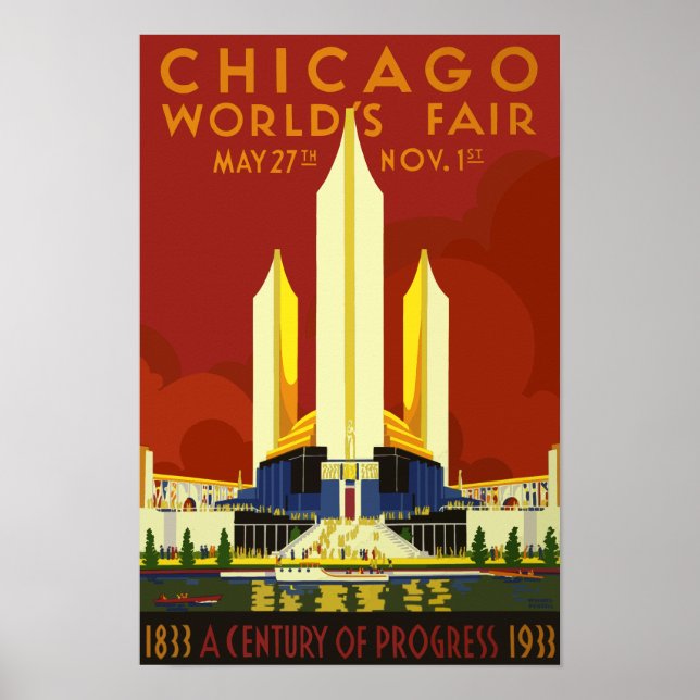Chicago-Weltausstellung 1933 Poster (Front)