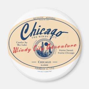 Chicago Windy City Magnet