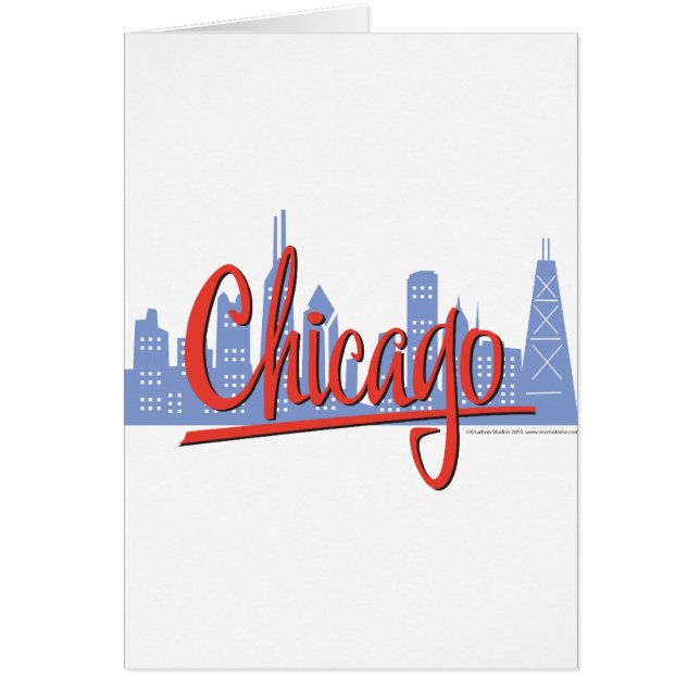 Chicago Windy City Skyline (Front)