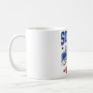 Chicago Winter Snow And Deep Dish Pizza Coffee Mug