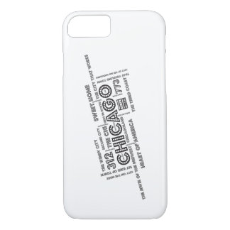Chicago Word Cloud iPhone 8/7 Case