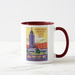 Chicago World's Fair Poster 1933 Mug