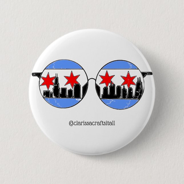 chicaGOggles pin (Front)