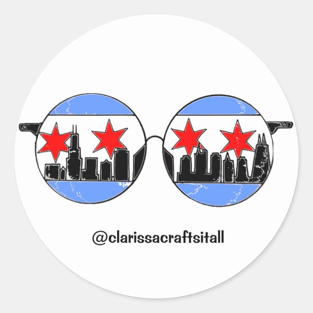 chicaGOggles sticker (Front)
