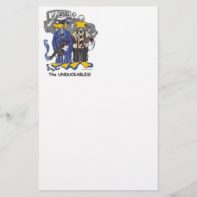 Chicago's Untouchables Stationery (Front)