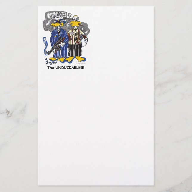 Chicago's Untouchables Stationery (Front)
