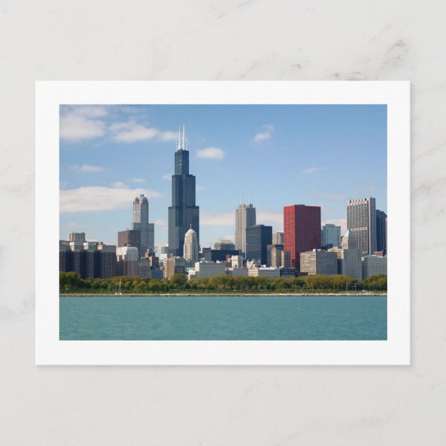 ChicagoSkyline Postcard (Front)