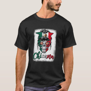 Chicana Mexican Girl Dia De Los Muertos Mama Mothe T-Shirt