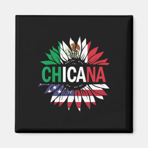 Chicana-shirt Men Women Kids Girls Boys Mexican Us Magnet