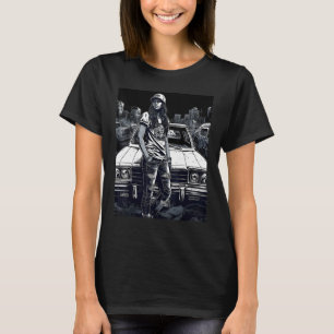 Chicana Style Lowrider Clothes Women Mexican Ameri T-Shirt