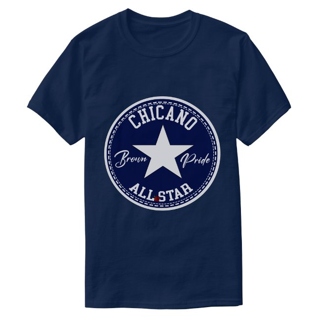 Chicano all star Brown Pride shirt tshirt (Chicano all star Brown Pride T-shirt)