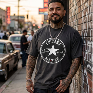 Chicano all star Brown Pride shirt tshirt