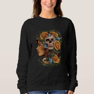 Chicano Chicana La Raza Barrio Tattoo Art Death 1 Sweatshirt