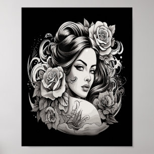 Chicano Chicana La Raza Barrio Tattoo Art Death _2 Poster