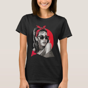Chicano Chicana La Raza Barrio Tattoo Art Death _4 T-Shirt