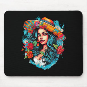 Chicano Chicana La Raza Barrio Tattoo Art Death _7 Mouse Pad