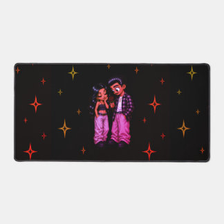 Chicano Love Couple Cute Chicana Desk Mat