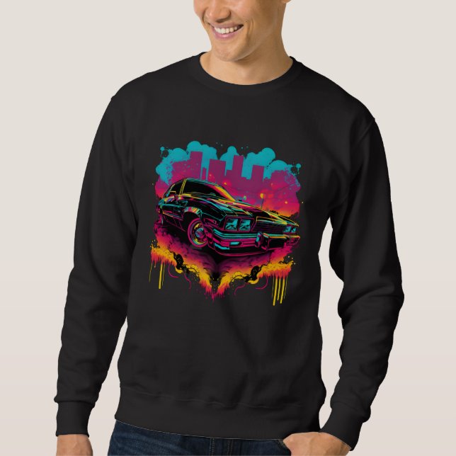 Chicano Soul Lowrider Oldies Car Clothing Low Slow Sweatshirt (Front)