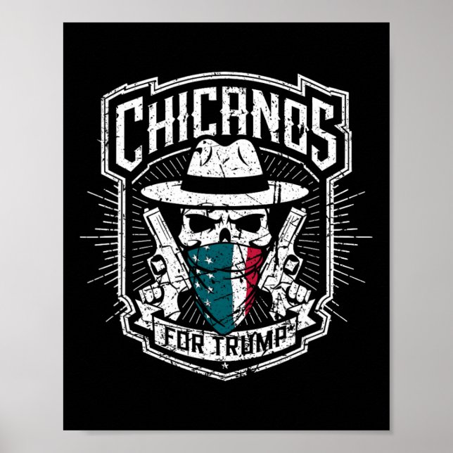 Chicanos For Trump  Poster (Front)