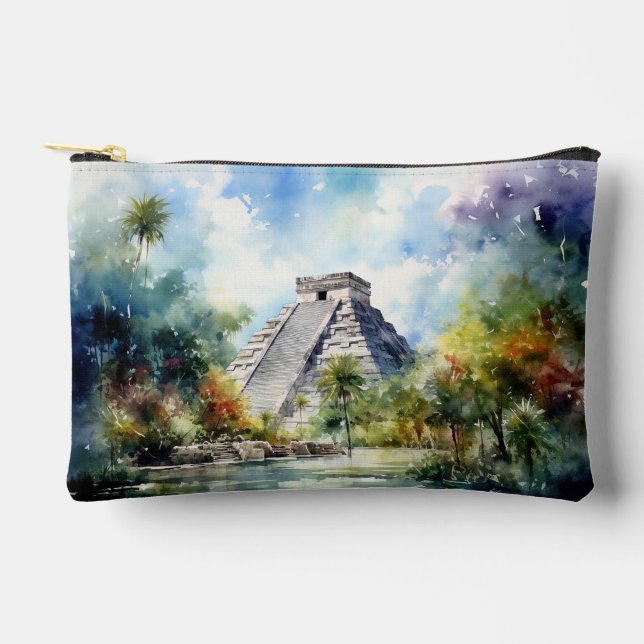 Chichen Itza Accessory Pouch (Front)