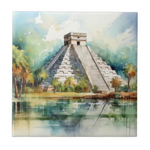 Chichen Itza Ceramic Tile