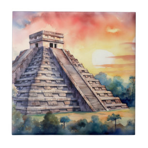 Chichen Itza Ceramic Tile