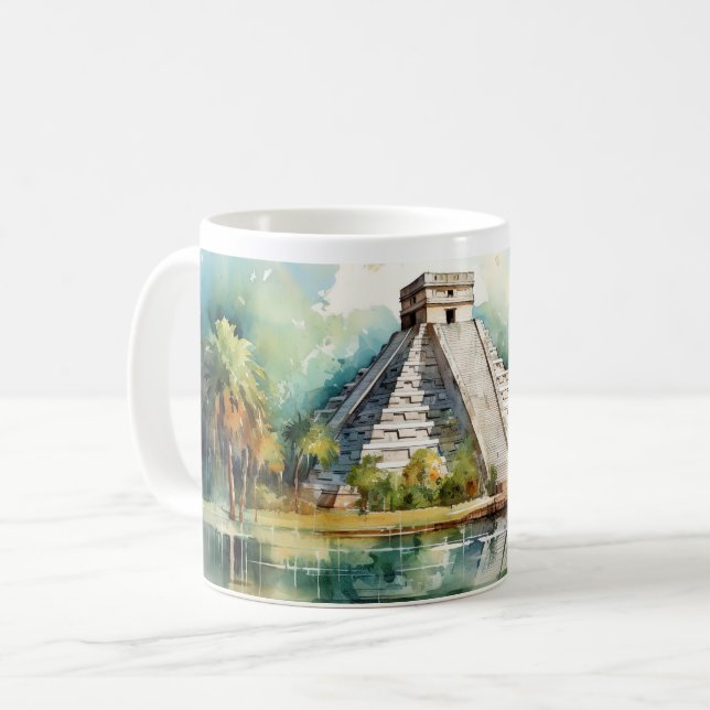 Chichen Itza  Coffee Mug (Front Left)