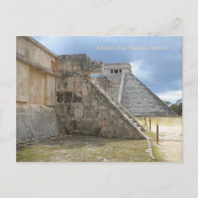 Chichen Itza Mayan Ruin Mexico Postcard (Front)