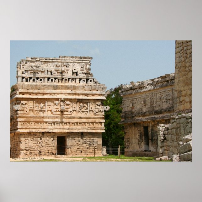 Chichen Itza Mayan Ruins, "The Nunnery" Poster (Front)
