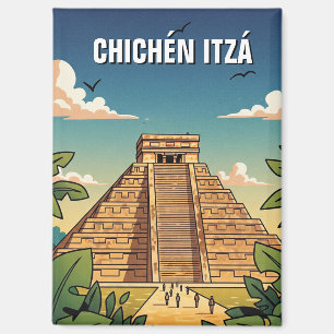 Chichen Itza Mexico Travel Magnet