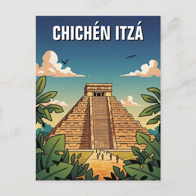 Chichen Itza Mexico Travel Postcard (Front)