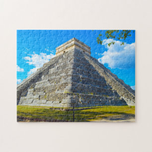 Chichen Itza Pyramid Mexico. Jigsaw Puzzle